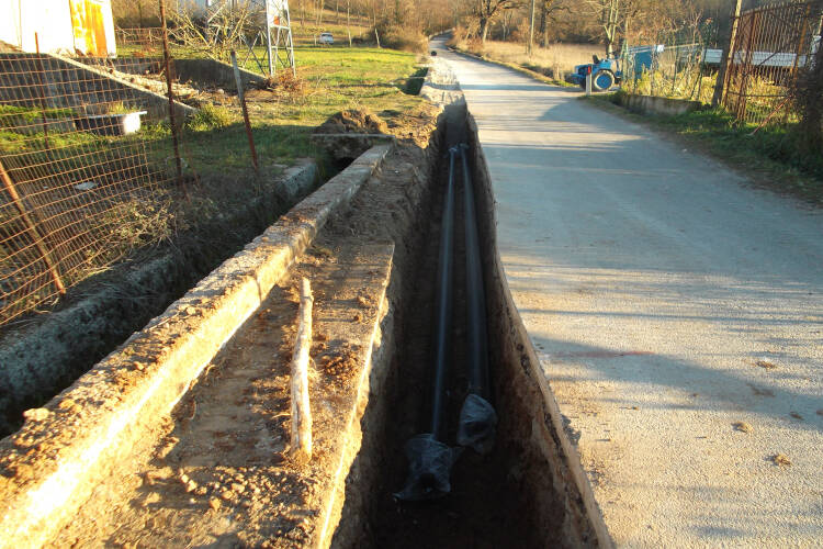 realizzazione acquedotto villa d'agri