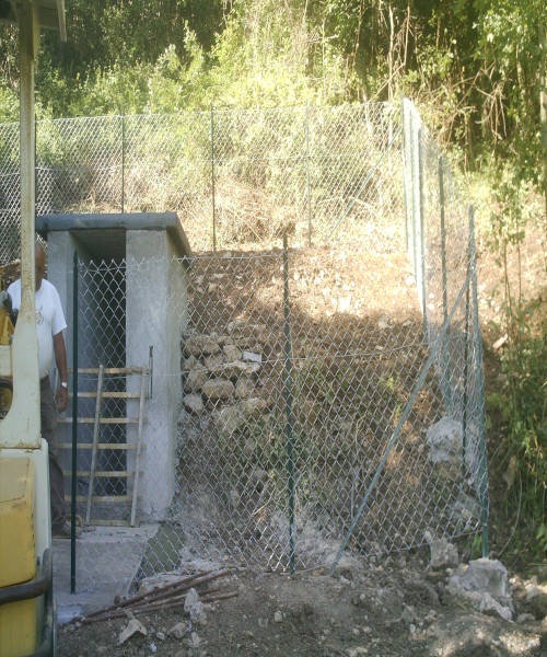 realizzazione recinzione a protezione della sorgente
